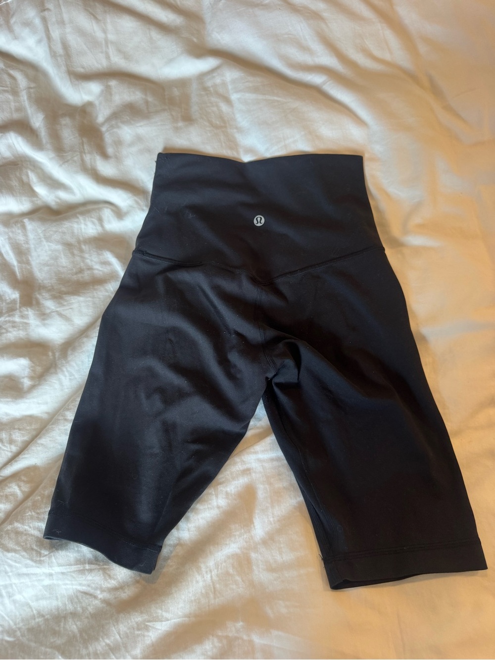 lululemon athletica Black High-Rise Biker Shorts Barely worn